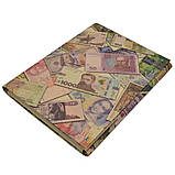 Папка-короб на липучці, картонна, А4, 25 мм, КРАФТ-покриття, фото 7