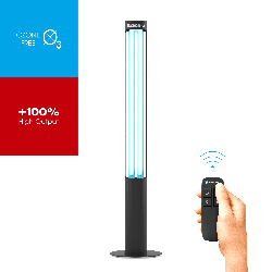 Бактерицидний опромінювач BactoSfera 360° U60 +100% RC-TIMER Black