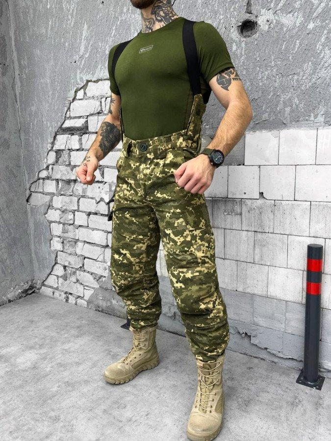Зимові тактичні штани logos tactical піксель ВТ6403