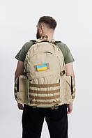 VIO Тактичний рюкзак світлий бежевий з косою кишенею