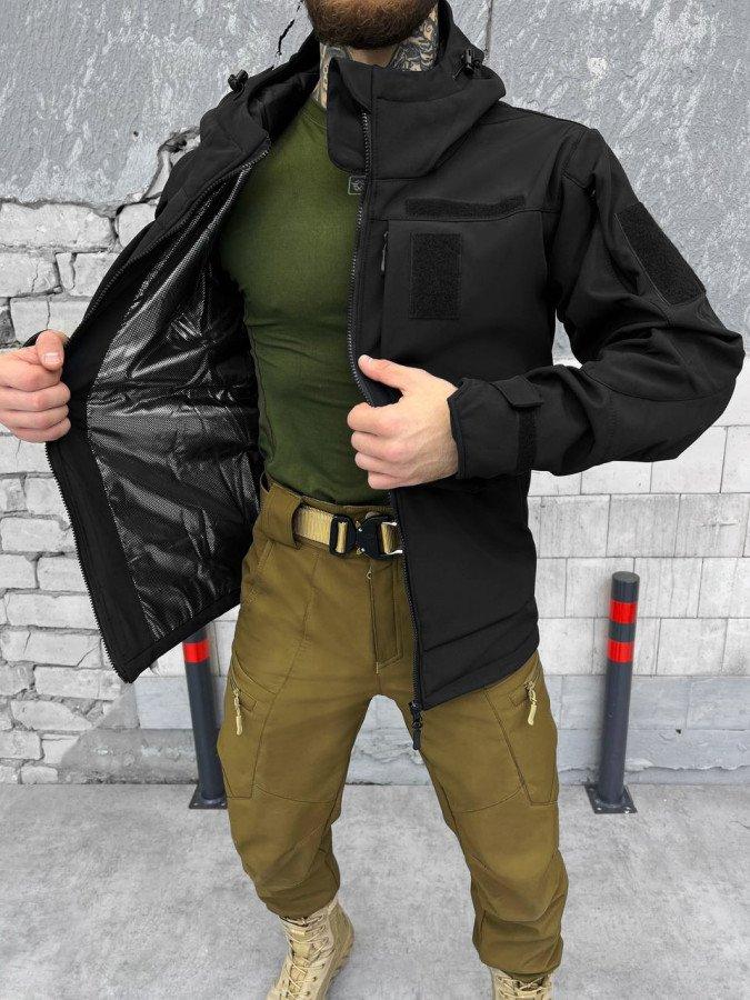 Зимова куртка Sniper чоловіча чорна.