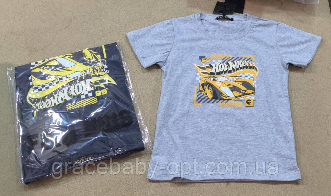 Футболки для хлопчиків оптом, F&D, 4-12 рр., № AC-6870, фото 1