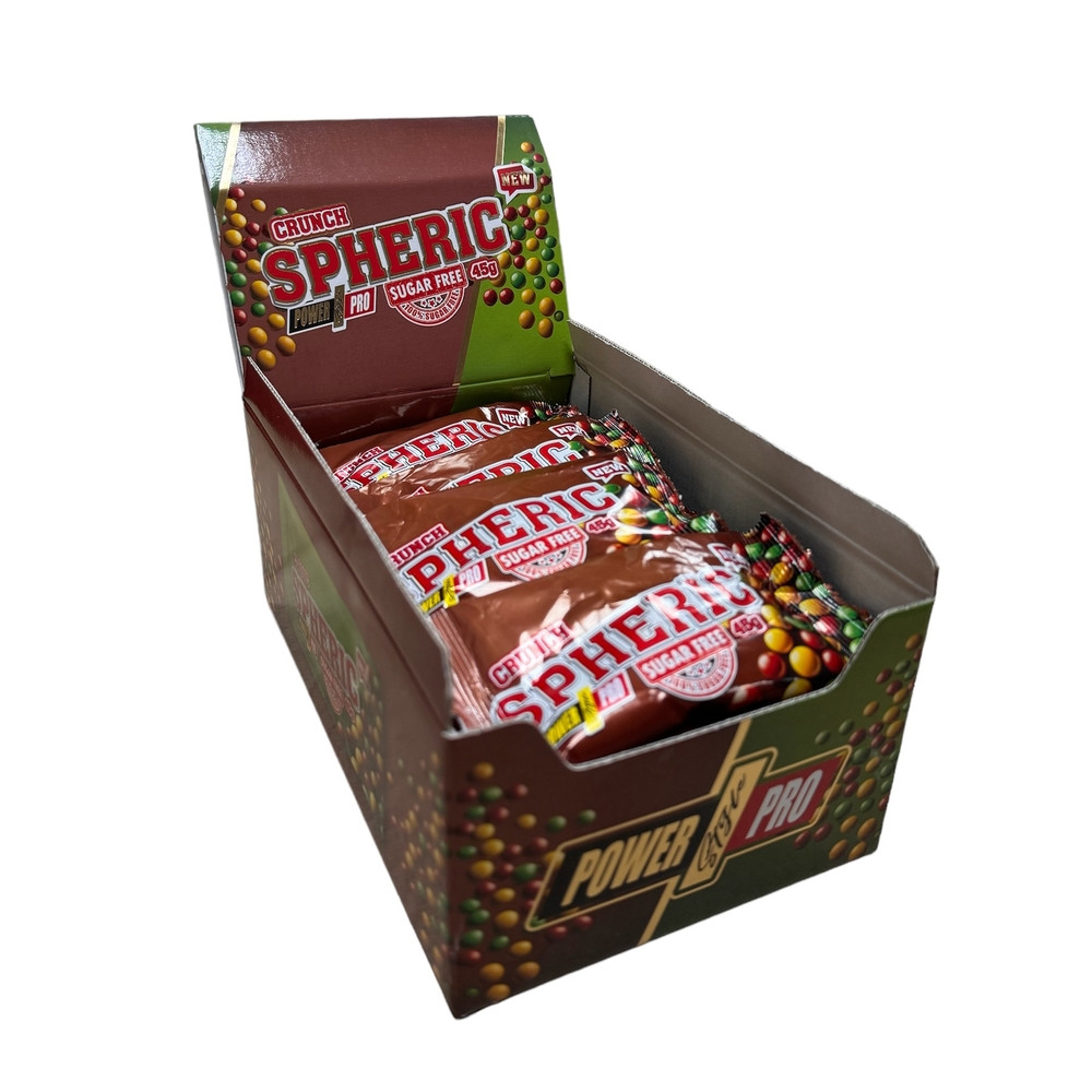 Замінник харчування Power Pro Spheric Sugar Free, 24*45 грам Crunch EXP