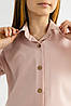 Класичний костюм для дівчинки брюки палаццо та сорочка (134-158см) | Костюмна тканина | Колір пудра, фото 5