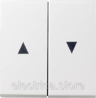 Клавіша зі стрілками System 55 білий матовий Gira 029427, фото 1