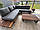 Кутовий диван на террасу вуличні меблі, фото 3