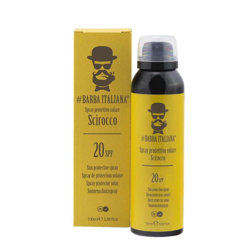 Сонцезахисний спрей Barba Italiana Scirocco Spf 20, 100 мл (BI00007)