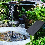 Фонтан із виносної сонячної батареї на ніжці, 1.2 Вт, фото 9
