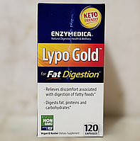 Оптимизатор переваривания жира Enzymedica Lypo Gold for Fat Digestion 120 капсул