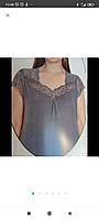 Нічна сорочка жіноча гарної якісті.Виробник Туреччина.В наявності розміри 2хл,3хл,4хл,5хл.