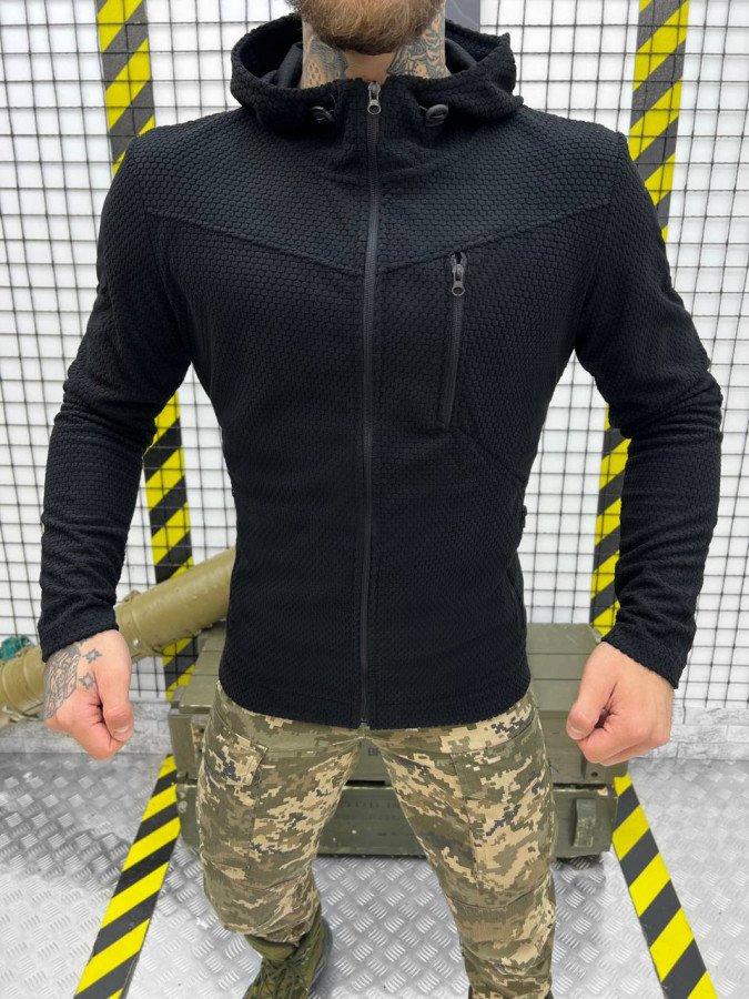 Тактична флісування honeycomb black ВТ0443
