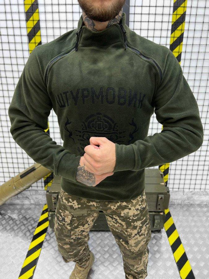 Флісування RENG штурмовик олива чоловіча фліска кофта