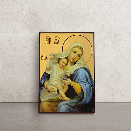 Ікона Божа Матір Покриваюча 10 Х 14 см, фото 2