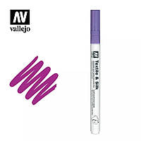 Фіолетовий. Маркер для текстилю VALLEJO TEXTILE SILK 40213