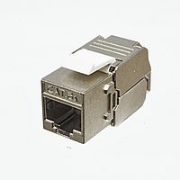 Модуль keystone RJ45 Slim, STP Cat.6A, Безінструме Нтальний KD-KJ2001SHC6A(1227565687756)