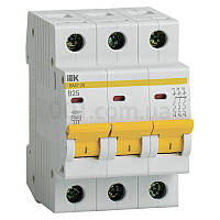 Автоматический выключатель ВА47-29 3P 25А 4.5кА характеристика B IEK