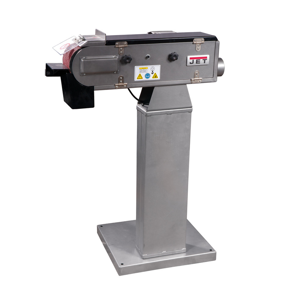 Стрічковий шліфувальний верстат 230 В (1.5 кВт) 100/500 мм JET JBSM-100M-230, фото 1