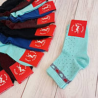Шкарпетки жіночі  середня висота різнокольорові  в крапочку 37-39р | 12 пар