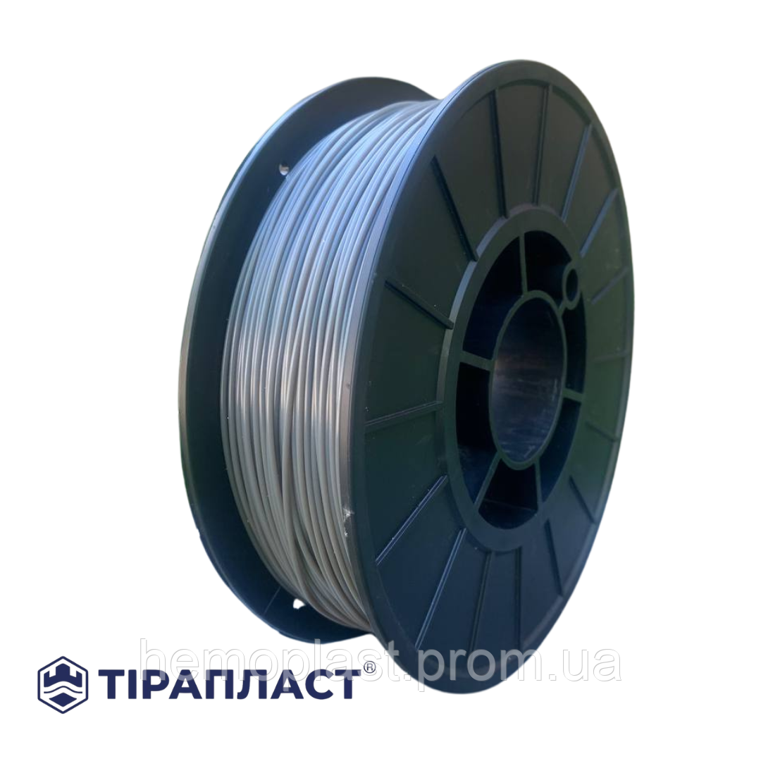 Філамент PETG 1.75 мм, 0,75 кг, сірий (пластик для 3D-принтера), ТІРАПЛАСТ, фото 1