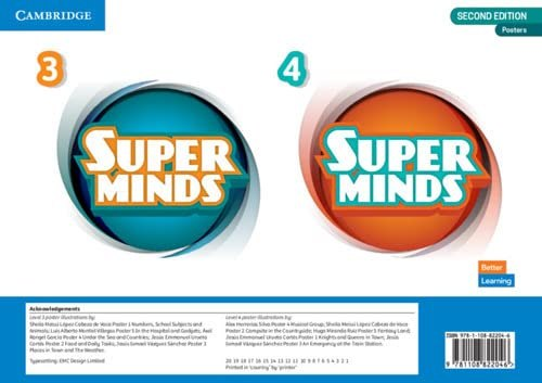 Super Minds (2nd Edition) Levels 3–4 Poster Pack, фото 1