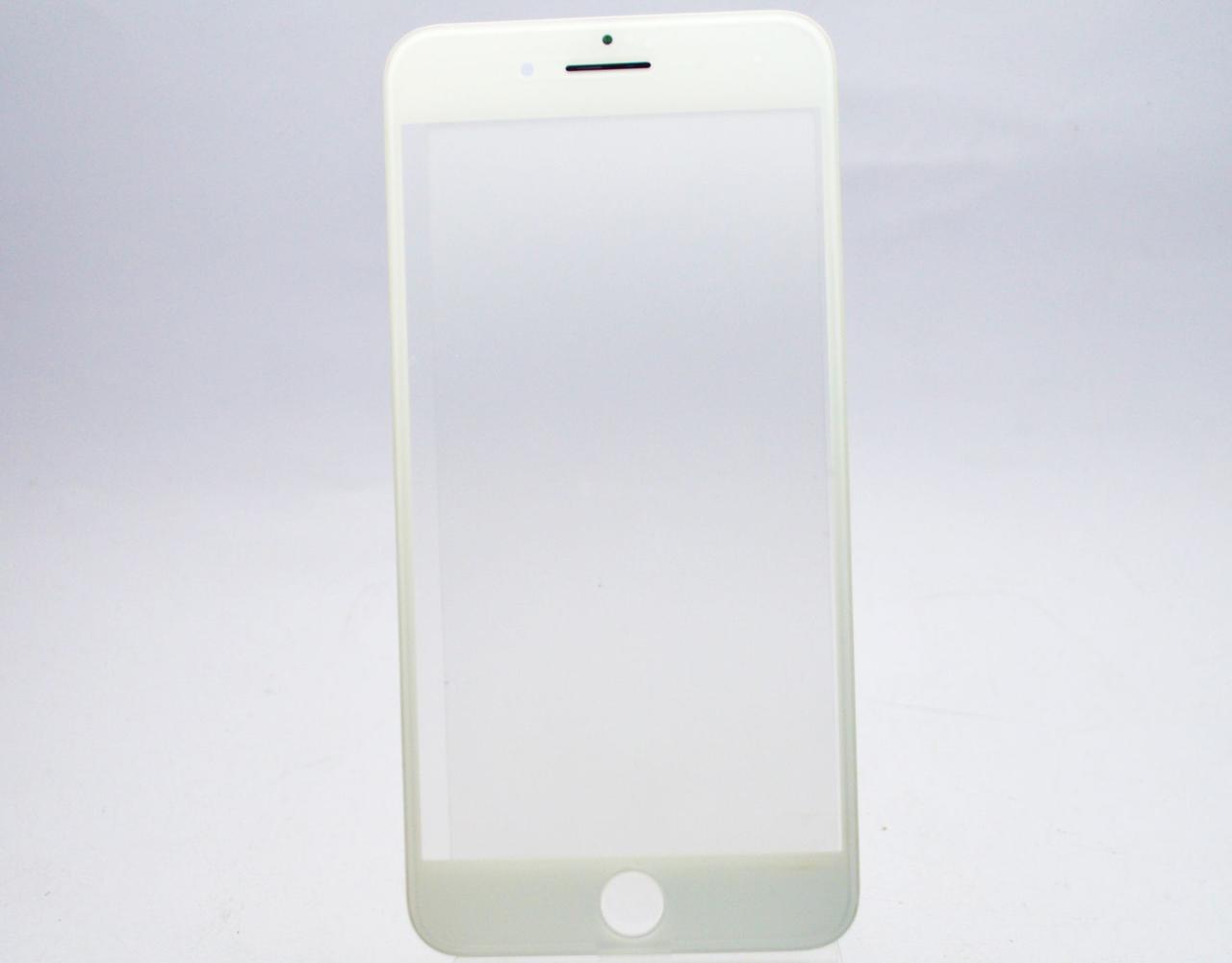Скло LCD Apple iPhone 8 Plus з рамкою та OCA плівкою Біле Original/Оригінал 1:1