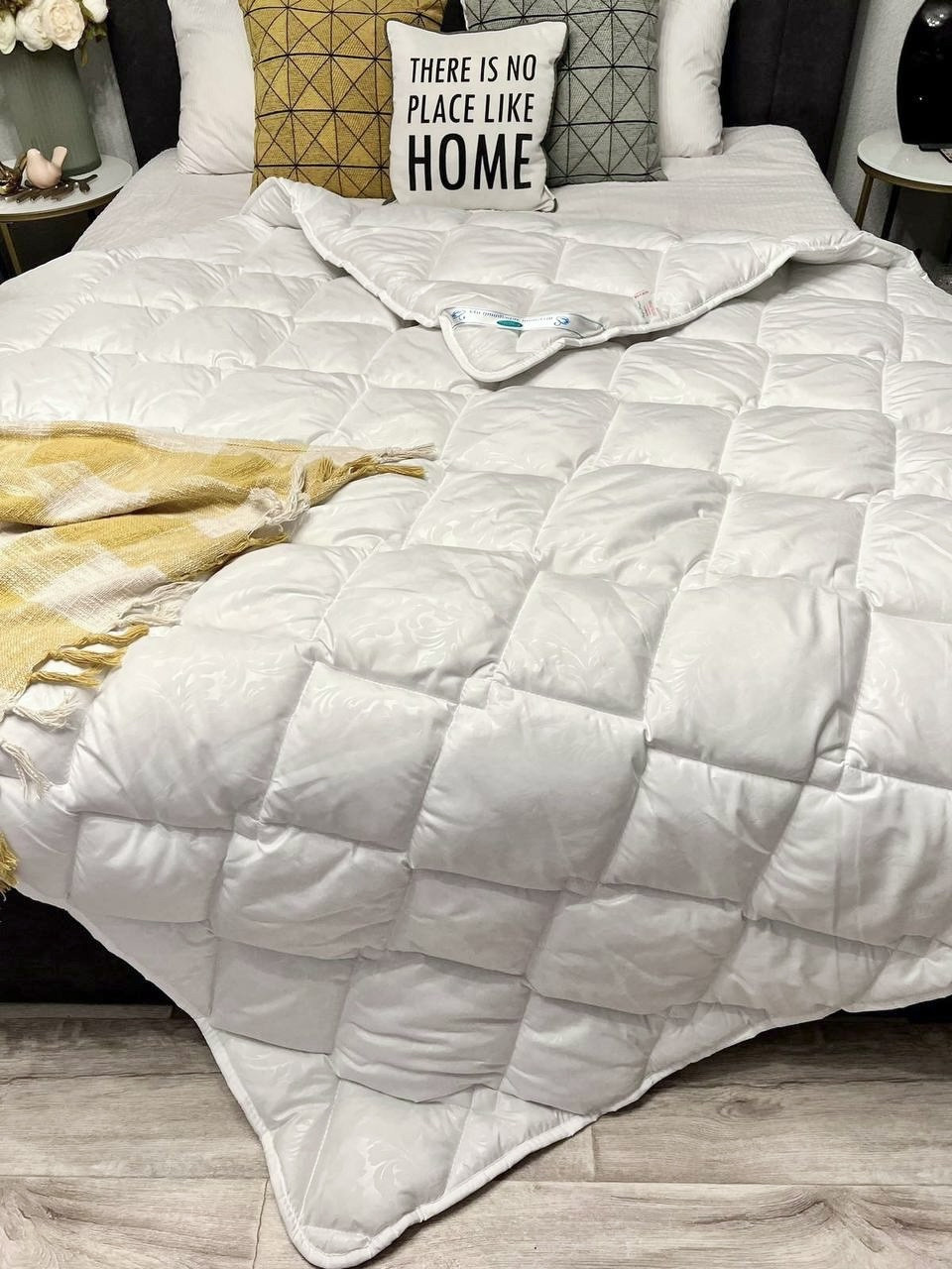 Ковдра полуторна зі штучного лебединого пуху ЛеріМакс 145*210, фото 1