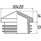Заглушки прямокутні "Піраміда" внутрішні, фото 3