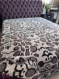 Велюрове двостороннє покривало-ковдра класу Люкс, фото 5