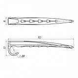 Кілок для шлангів притискний, фото 3