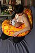 Подушка для вагітних і годування CLASSIC ТМ Лежебока, наповнювач холлофайбер, фото 3