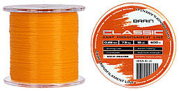 Волосінь Brain Classic Carp Line (solid orange) 600m 0.28mm 18lb 7.9kg