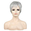 Перука коротка попилястий блонд, термоволокно DC Granny grey, фото 6