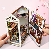 Бук Нук Алея після дощу книжковий куточок Інтер'єрний конструктор DIY Small Alley After Rain Book Nook TC-17, фото 3