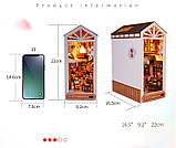 Бук Нук Алея після дощу книжковий куточок Інтер'єрний конструктор DIY Small Alley After Rain Book Nook TC-17, фото 7