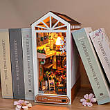 Бук Нук Алея після дощу книжковий куточок Інтер'єрний конструктор DIY Small Alley After Rain Book Nook TC-17, фото 4