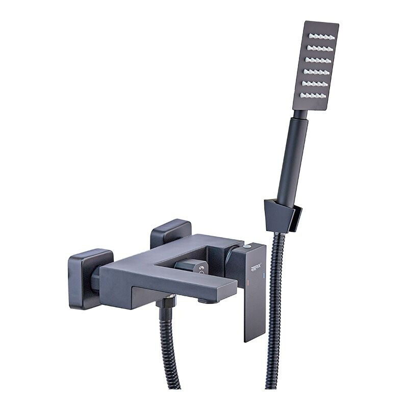 Змішувач для ванни Dante KUB-008 з нержавіючої сталі, чорний