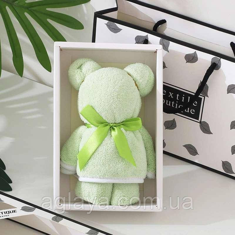Рушник для обличчя подарунковий у коробці + спакет, фото 1