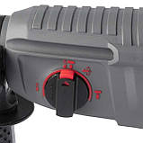 Перфоратор 850 Вт, 3.2 Дж, 0-900 об/хв., 0-4400 уд/хв., 3 режими, SDS plus, знімний швидкозатискний патрон, фото 5