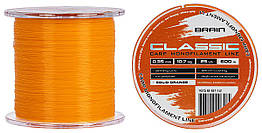 Волосінь Brain Classic Carp Line (solid orange) 600m 0.35mm 25lb 10.7kg