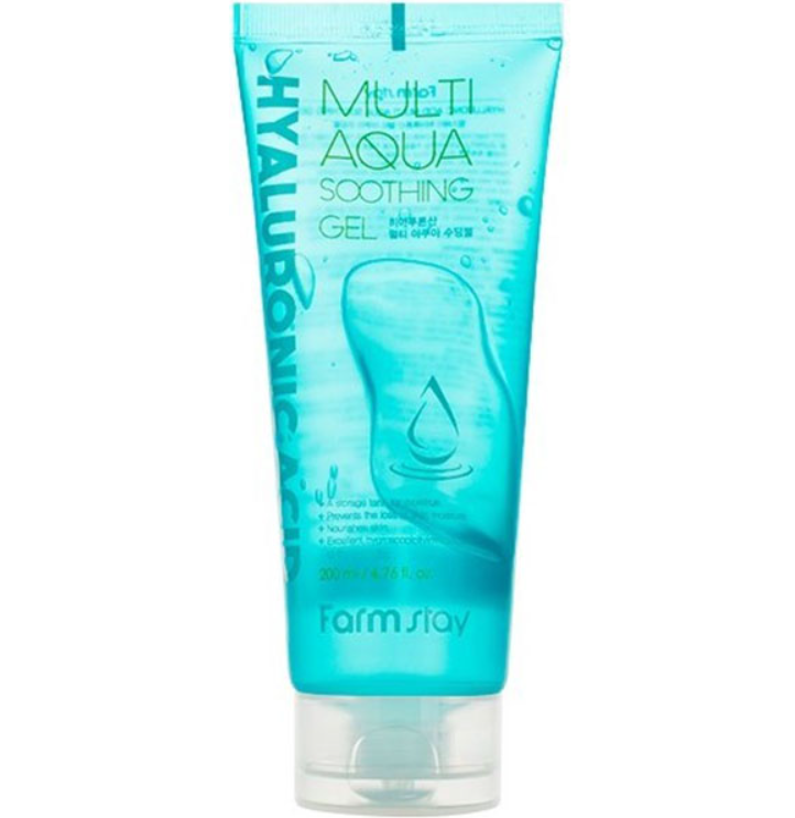 Заспокійливий гель із гіалуроновою кислотою FarmStay Hyaluronic Acid Multi Aqua Soothing Gel 200 мл