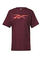 Футболка мужская Reebok RI Logo Tee S Maroon