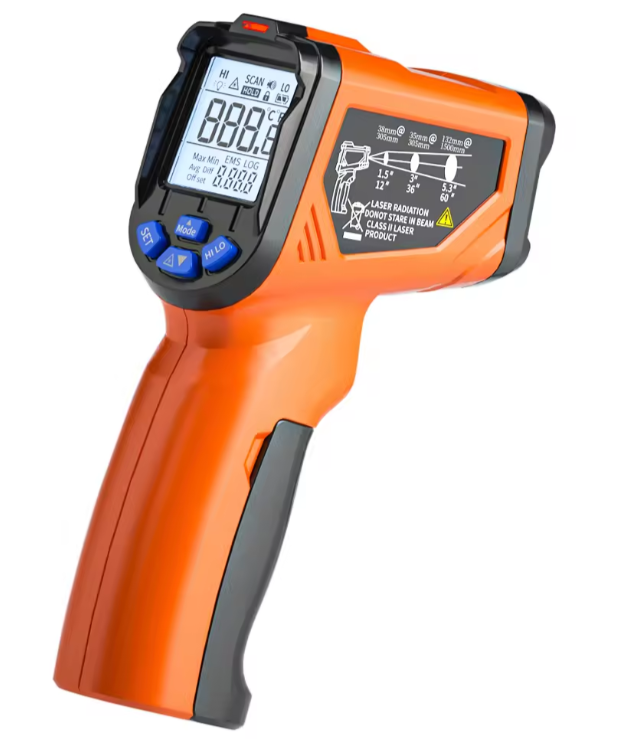 Інфрачервоний цифровий пірометр CZD8680 від -50°С до 680°C, Прецизійний пірометр, Безконтактний термометр