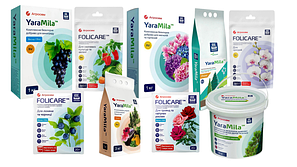 Кристалічні та гранульовані добрива Yara