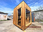 🌟Sauna 2,3x2,3 aus Thermohollz  vom Thermowood Production 🌟 💰 Preis 6760,00 Euro.  🌟🚚 Lieferung nach Deutschland 650 Euro🌟 Video