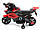 Дитячий електричний мотоцикл PlayHouse RR S1000 аккумуляторный з світловими та звуковими ефектами червоний, фото 4