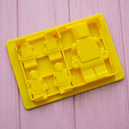 Форма силіконова "Лего чоловічки" 5 шт