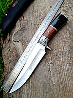 Тактичний, мисливський ніж з фіксованим клинком у чохлі
