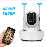 Ip камеры видеонаблюдения Wi-Fi камера к телефону, видеонаблюдения охрана через смартфон онлайн поворотная 360