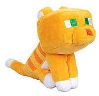 Мягкая игрушка Тигровый кот оцелот из Майнкрафт Tabby Cat 23 см