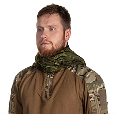 Шарф сітка маскувальний камуфляж для снайперів і стрільців Flecktarn 180*90, фото 4